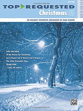 portada Top-Requested Christmas Sheet Music: Easy Piano (Top-Requested Sheet Music)