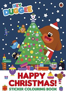 portada Hey Duggee: Happy Christmas! Sticker Colouring Book