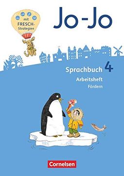 portada Jo-Jo Sprachbuch - Allgemeine Ausgabe - Neubearbeitung 2016: 4. Schuljahr - Arbeitsheft Fördern (en Alemán)