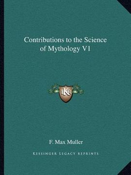 portada contributions to the science of mythology v1 (en Inglés)
