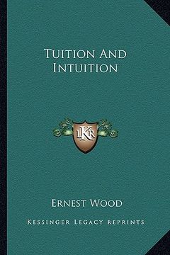 portada tuition and intuition (in English)