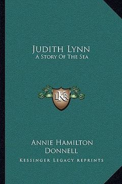 portada judith lynn: a story of the sea (en Inglés)