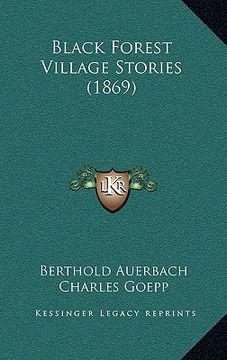 portada black forest village stories (1869) (en Inglés)