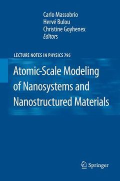 portada atomic-scale modeling of nanosystems and nanostructured materials
