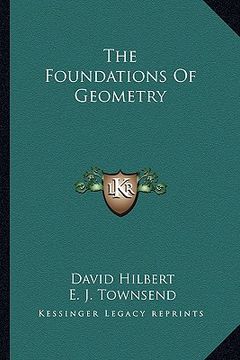 portada the foundations of geometry (en Inglés)