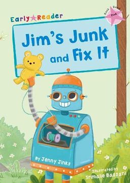 portada Jim's Junk and fix it: (Pink Early Reader) (en Inglés)