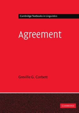 portada Agreement (Cambridge Textbooks in Linguistics) (in English)