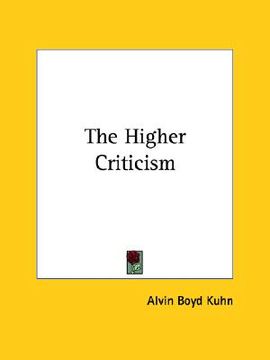 portada the higher criticism