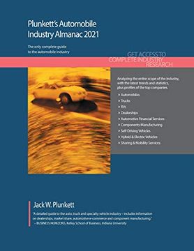 portada Plunkett'S Automobile Industry Almanac 2021: Automobile Industry Market Research, Statistics, Trends and Leading Companies (en Inglés)