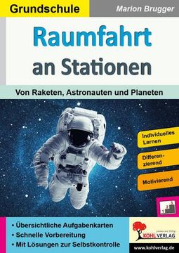 portada Raumfahrt an Stationen / Grundschule (en Alemán)