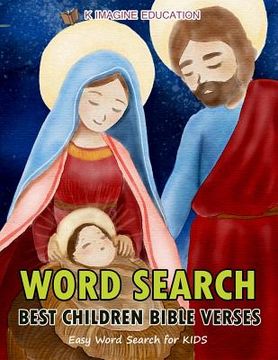 portada Word Search Best Children Bible Verses: Easy Word Search for Kids (en Inglés)