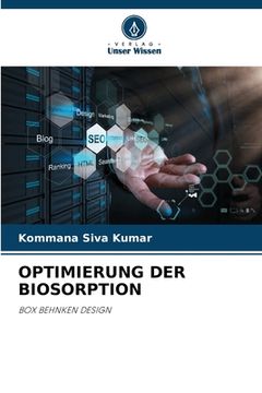 portada Optimierung Der Biosorption (en Alemán)