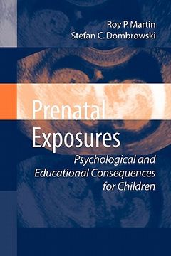 portada prenatal exposures: psychological and educational consequences for children (in English)