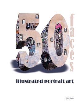 portada 50 faces: illustrated portrait art (in English)