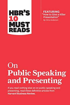 portada Hbr's 10 Must Reads on Public Speaking and Presenting (With Featured Article "How to Give a Killer Presentation" by Chris Anderson) (en Inglés)