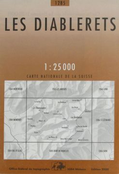 portada Carte Nationale de la Suisse. Les Diablerets (Blatt 1285),