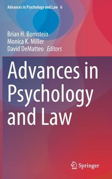 portada Advances in Psychology and Law (en Inglés)