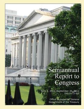 portada Semiannual Report to Congress April 1, 2012- September 30,2012 (en Inglés)