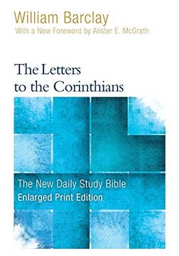 portada The Letters to the Corinthians - Enlarged Print Edition (The new Daily Study Bible) (en Inglés)