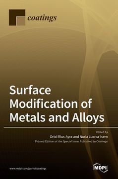 portada Surface Modification of Metals and Alloys (in English)