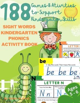 portada Sight Words Kindergarten & Phonics Activity Book (en Inglés)