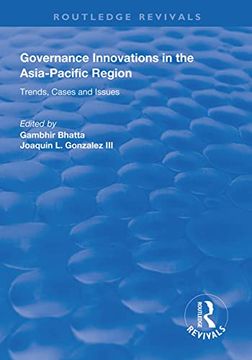 portada Governance Innovations in the Asia-Pacific Region: Trends, Cases, and Issues (en Inglés)