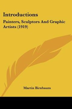 portada introductions: painters, sculptors and graphic artists (1919)