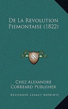 portada De La Revolution Piemontaise (1822) (en Francés)