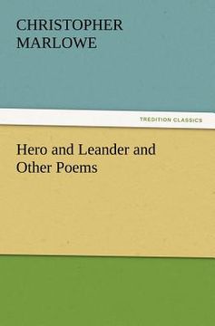 portada hero and leander and other poems (en Inglés)