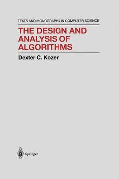 portada the design and analysis of algorithms (en Inglés)