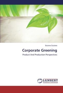 portada Corporate Greening: Product And Production Perspectives
