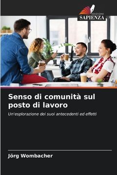 portada Senso di comunità sul posto di lavoro (in Italian)