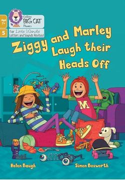 portada Ziggy and Marley Laugh Their Heads Off: Phase 5 Set 4 (en Inglés)