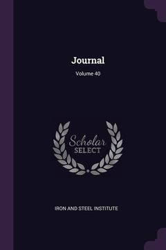 portada Journal; Volume 40 (en Inglés)