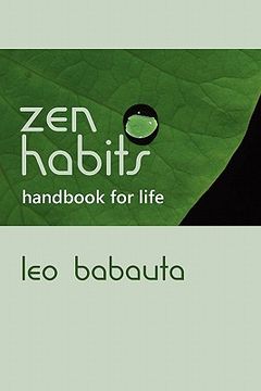 portada zen habits handbook for life (en Inglés)