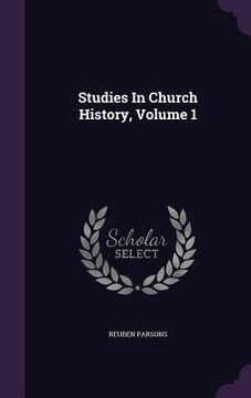 portada Studies In Church History, Volume 1