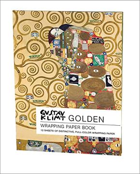 portada Golden, Gustav Klimt: Wrapping Paper Book (in English)