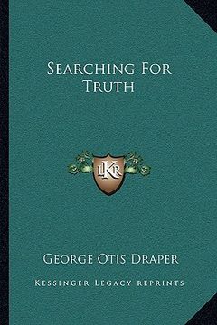 portada searching for truth (en Inglés)