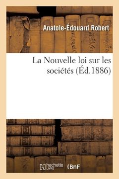 portada La Nouvelle Loi Sur Les Sociétés (in French)