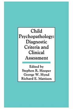 portada Child Psychopathology: Diagnostic Criteria and Clinical Assessment (en Inglés)
