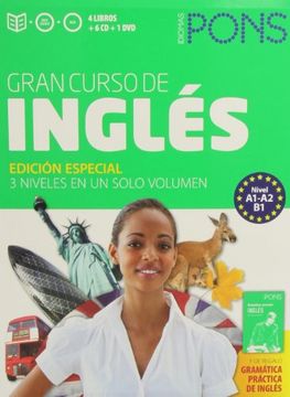 portada Gran Curso Pons Ingles (A1-A2-B1) (4 Libros + 6 cd + dvd + Gramat ica Esencial)