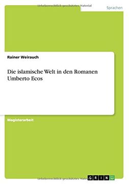 portada Die islamische Welt in den Romanen Umberto Ecos (German Edition)