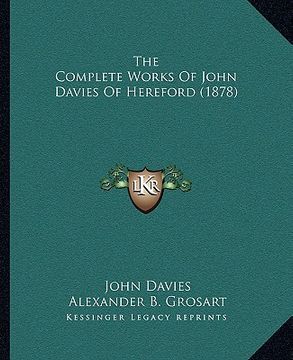 portada the complete works of john davies of hereford (1878) (en Inglés)