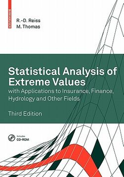 portada statistical analysis of extreme values: with applications to insurance, finance, hydrology and other fields (en Inglés)