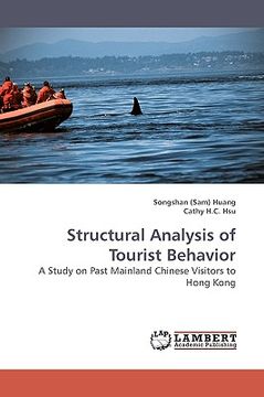 portada structural analysis of tourist behavior (en Inglés)