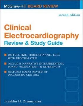 portada Clinical Electrocardiography: Review & Study Guide, Second Edition (en Inglés)