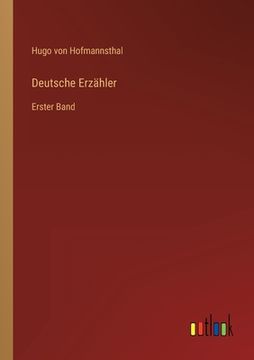 portada Deutsche Erzähler: Erster Band (en Alemán)