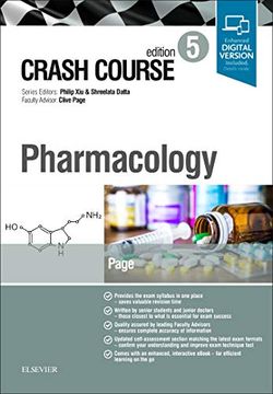 portada Crash Course Pharmacology, 5e (in English)