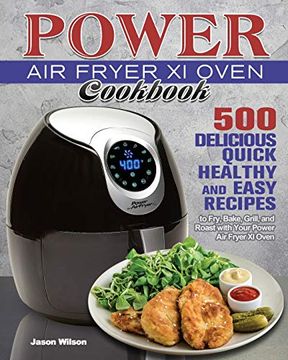 portada Power air Fryer xl Oven Cookbook (en Inglés)