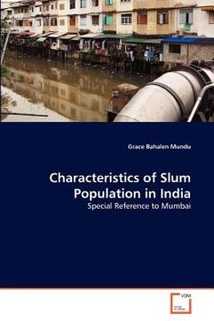 portada characteristics of slum population in india